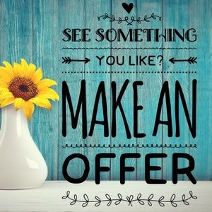 Reasonable offers always welcome.